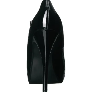 Noir Verni 13,5 cm CHLOE-02 grande taille escarpins femmes