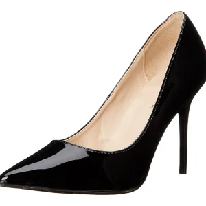 Noir Verni 10 cm CLASSIQUE-20 escarpins à talon aiguille bout pointu