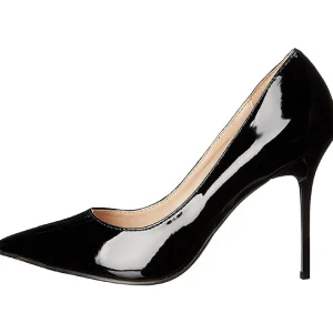 Noir Verni 10 cm CLASSIQUE-20 escarpins à talon aiguille bout pointu
