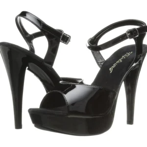 Noir Verni 13 cm COCKTAIL-509 Sandales Hauts Talons Plateforme