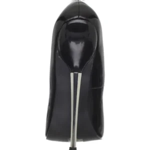 Noir Verni 16 cm DAGGER-01 Chaussures Stilettos Escarpins Femmes