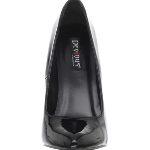 Noir Verni 16 cm DAGGER-01 Fetish Talons Aiguilles Escarpins