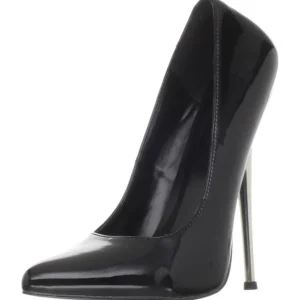 Noir Verni 16 cm DAGGER-01 Fetish Talons Aiguilles Escarpins