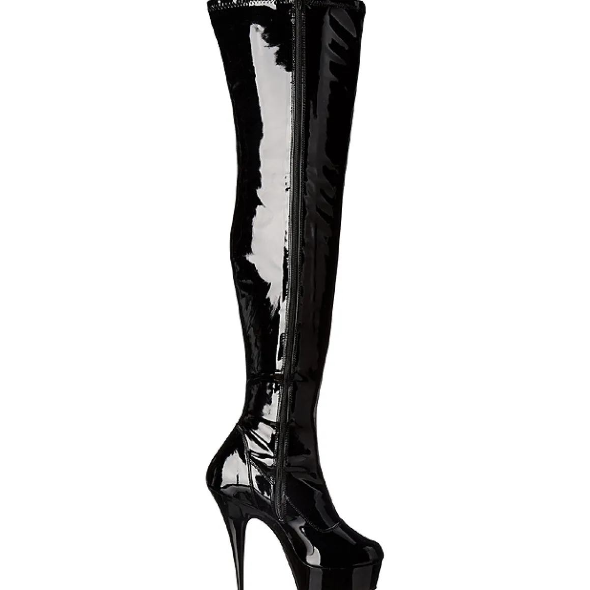 noir_verni__cm_delight_bo_2-2.webp Noir Verni 15,5 cm DELIGHT-3000 Bottes Cuissardes Talons Hauts