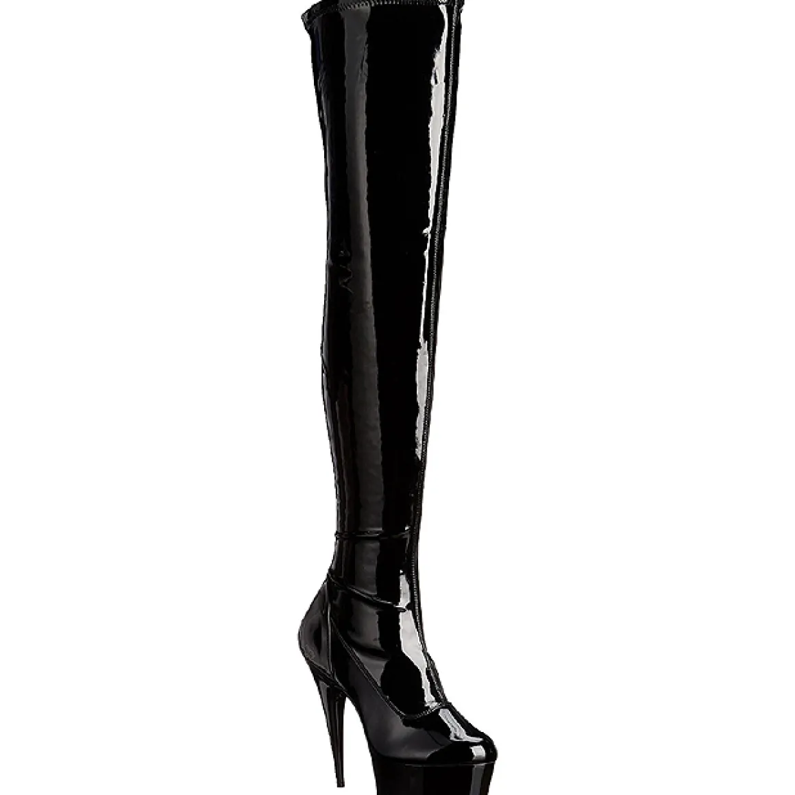 noir_verni__cm_delight_bo_5-2.webp Noir Verni 15,5 cm DELIGHT-3000 Bottes Cuissardes Talons Hauts
