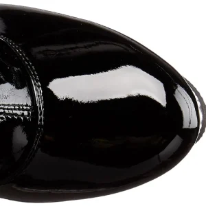 Noir Verni 15,5 cm DELIGHT-3000 Bottes Cuissardes Talons Hauts