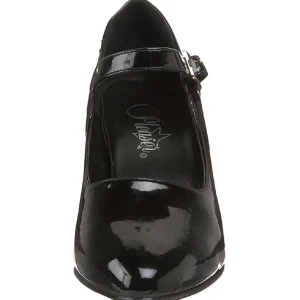 Noir Verni 8 cm DIVINE-440 escarpins à talons hauts