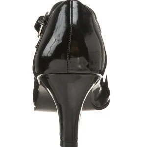 Noir Verni 8 cm DIVINE-440 escarpins à talons hauts