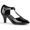 Noir Verni 8 cm DIVINE-415W Escarpins Talons Hauts Hommes