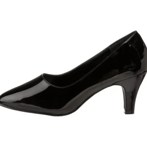 Noir Verni 8 cm DIVINE-420W Escarpins Talons Hauts Hommes