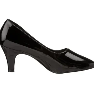 Noir Verni 8 cm DIVINE-420W Escarpins Talons Hauts Hommes