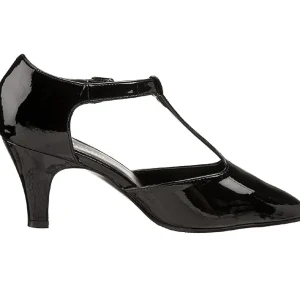 Noir Verni 8 cm DIVINE-415W Escarpins Talons Hauts Hommes