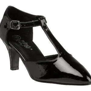Noir Verni 8 cm DIVINE-415W Escarpins Talons Hauts Hommes