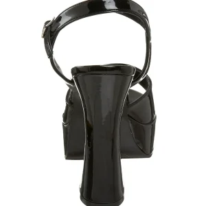 Noir Verni 13 cm DOLLY-09 Talon Haut pour Hommes