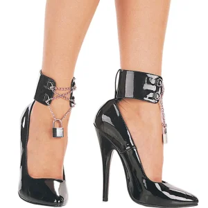 Noir Verni 15,5 cm DOMINA-434 escarpins à talons hauts