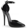 Noir Verni 15 cm DOMINA-402 escarpins à talons hauts