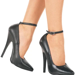 Noir Verni 15,5 cm DOMINA-431 escarpins à talons hauts
