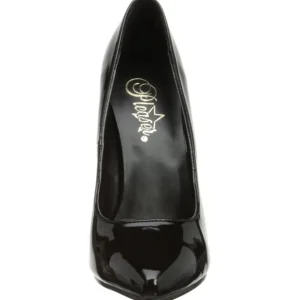 Noir Verni 15 cm DOMINA-420 talon aiguille très haut et bout pointu