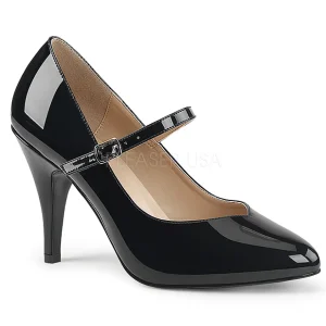 Noir Verni 10 cm DREAM-428 grande taille escarpins femmes