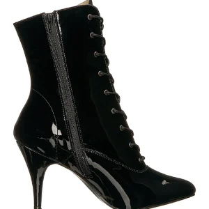 Noir Verni 10 cm DREAM-1020 grande taille bottines femmes