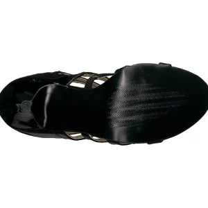 Noir Verni 10 cm DREAM-438 grande taille bottines femmes