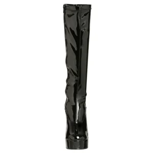 Noir Verni 13 cm ELECTRA-2000Z Bottes Femmes pour Hommes