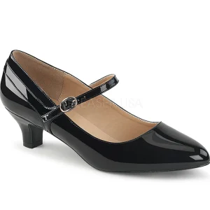 Noir Verni 5 cm FAB-425 grande taille escarpins femmes