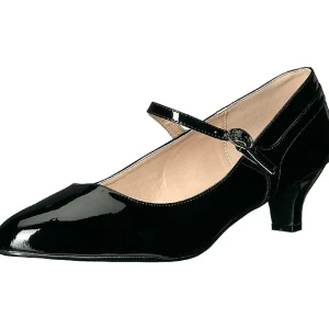 Noir Verni 5 cm FAB-425 grande taille escarpins femmes