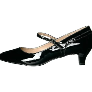 Noir Verni 5 cm FAB-425 grande taille escarpins femmes