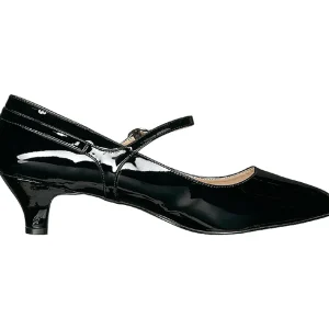 Noir Verni 5 cm FAB-425 grande taille escarpins femmes