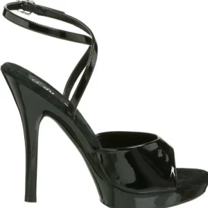 Noir Verni 13 cm Fabulicious LIP-125 Plateforme Haut Talon