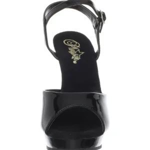Noir Verni 13 cm Fabulicious LIP-109 Plateforme Haut Talon