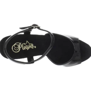 Noir Verni 13 cm Fabulicious LIP-109 Plateforme Haut Talon