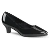 Noir Verni 5 cm FAB-420W escarpins à talons hauts