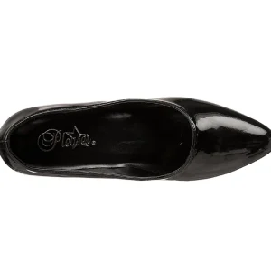 Noir Verni 5 cm FAB-420W Escarpins Talons Hauts Hommes