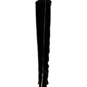 Noir Verni 8 cm GOGO-3000 bottes cuissardes hommes