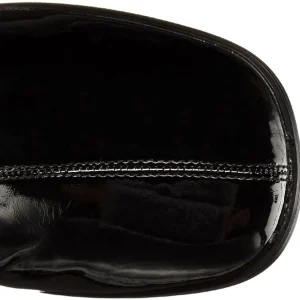 Noir Verni 8 cm GOGO-3000 bottes cuissardes hommes