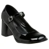 Noir Verni 8 cm GOGO-50 Escarpins Talons Hauts Hommes