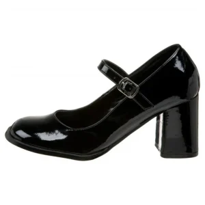 Noir Verni 8 cm GOGO-50 Escarpins Talons Hauts Hommes