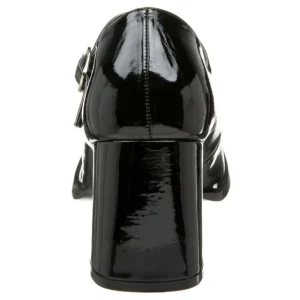 Noir Verni 8 cm GOGO-50 Escarpins Talons Hauts Hommes