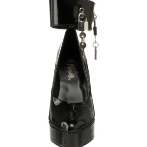 Noir Verni 13,5 cm INDULGE-534 Escarpins Talons Hauts Hommes