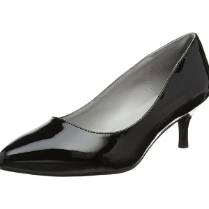 Noir Verni 6,5 cm KITTEN-01 grande taille escarpins femmes