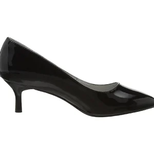 Noir Verni 6,5 cm KITTEN-01 grande taille escarpins femmes