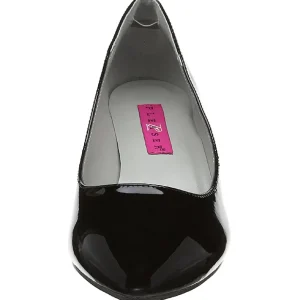 Noir Verni 6,5 cm KITTEN-01 grande taille escarpins femmes