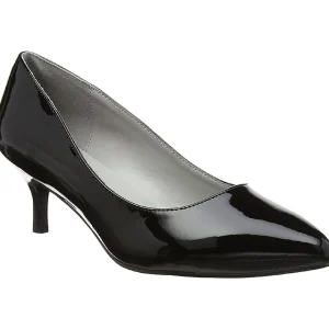 Noir Verni 6,5 cm KITTEN-01 grande taille escarpins femmes