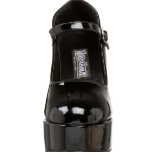 Noir Verni 11 cm MARYJANE-50 Mary Jane Escarpins Haut Talon
