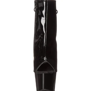 Noir Verni 18 cm Pleaser ADORE-1018 Plateforme Bottines