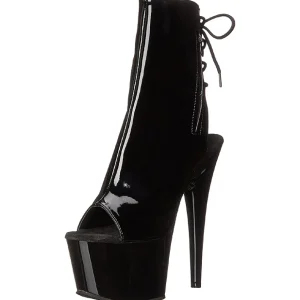 Noir Verni 18 cm Pleaser ADORE-1018 Plateforme Bottines