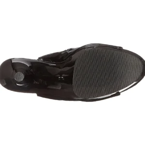 Noir Verni 18 cm Pleaser ADORE-1018 Plateforme Bottines
