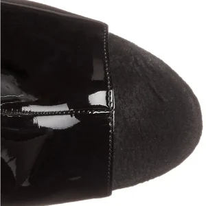 Noir Verni 18 cm Pleaser ADORE-1018 Plateforme Bottines